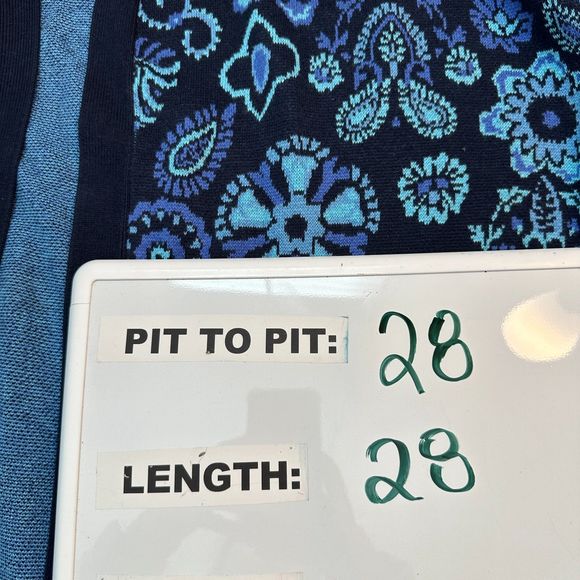 Isaac Mizrahi Live Jacquard Floral Tassel Open Front Cardigan Size 2X - Picture 5 of 8